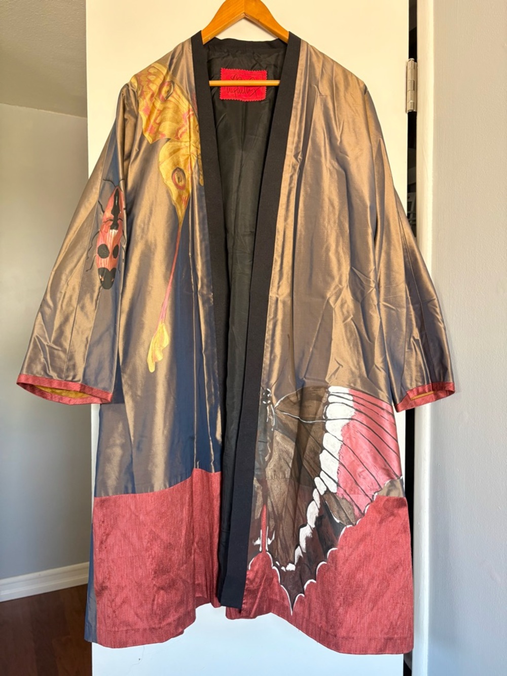 Starr Hagenbring Wearable Art Butterfly Duster Kimono Top